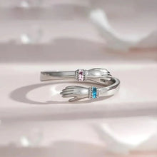 Cargar imagen en el visor de la galería, Anillo Abrazo Eterno con piedras de nacimiento - Moroveta