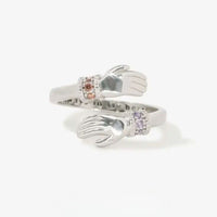 Anillo Abrazo Eterno con piedras de nacimiento - Moroveta