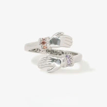 Cargar imagen en el visor de la galería, Anillo Abrazo Eterno con piedras de nacimiento - Moroveta