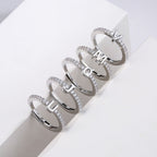 Anillo ajustable con inicial - Moroveta