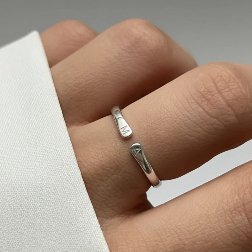 Anillo ajustable con Iniciales - Moroveta