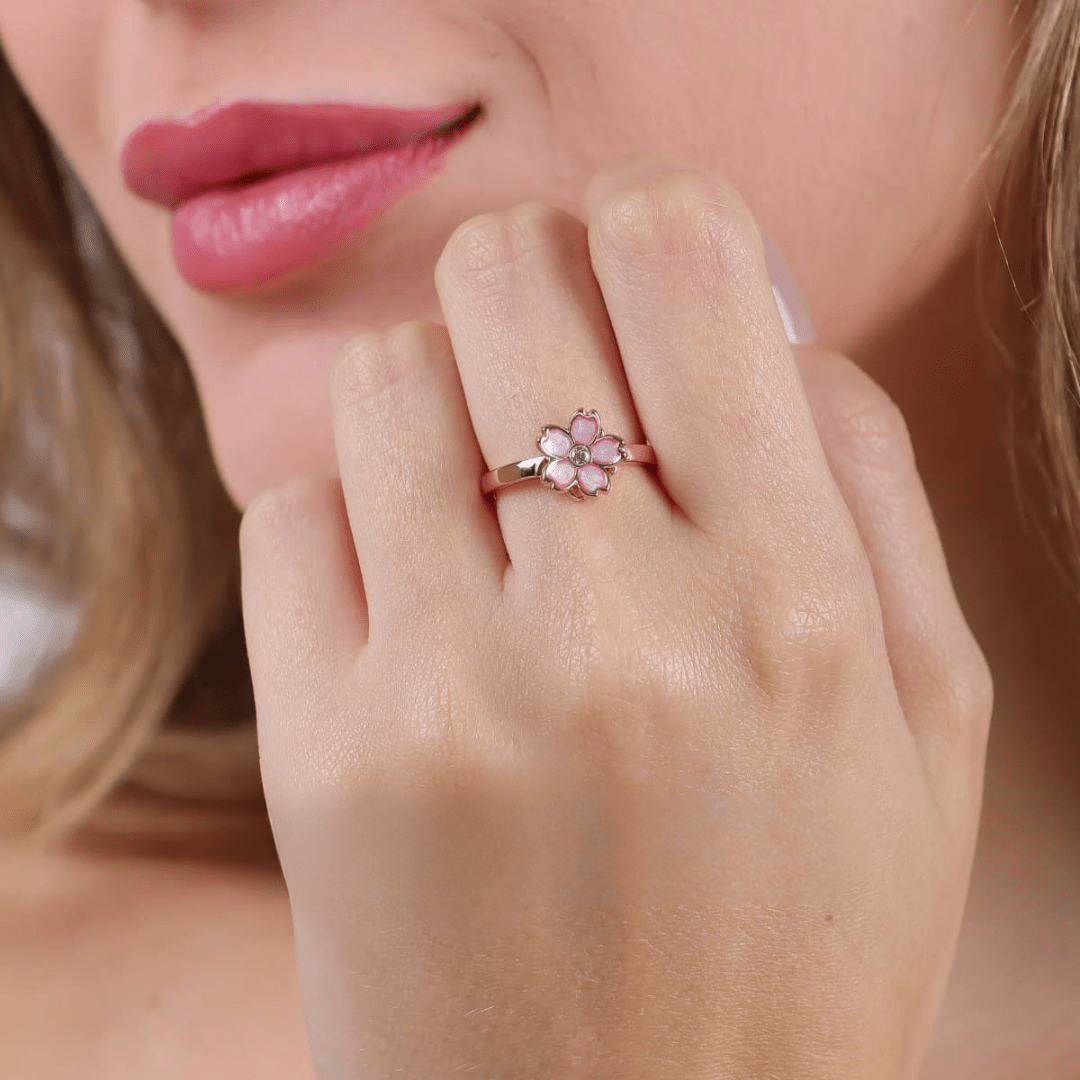 Anillo Ajustable Sakura Antiestrés - (Oferta 2x1) - Moroveta