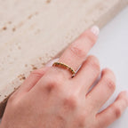 Anillo antiestrés ajustable con bolitas móviles - Moroveta