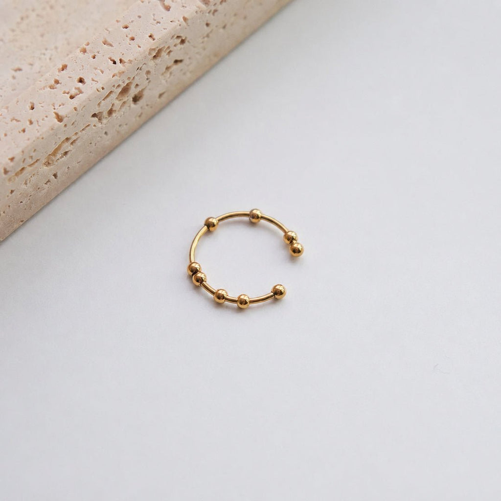 Anillo antiestrés ajustable con bolitas móviles - Moroveta