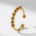 Anillo antiestrés ajustable con bolitas móviles - Moroveta