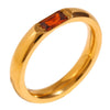Anillo apilable con piedra natal - Moroveta