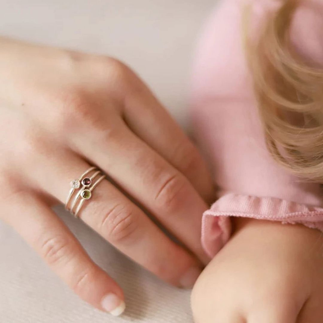 Anillo Apilable Familia - Moroveta