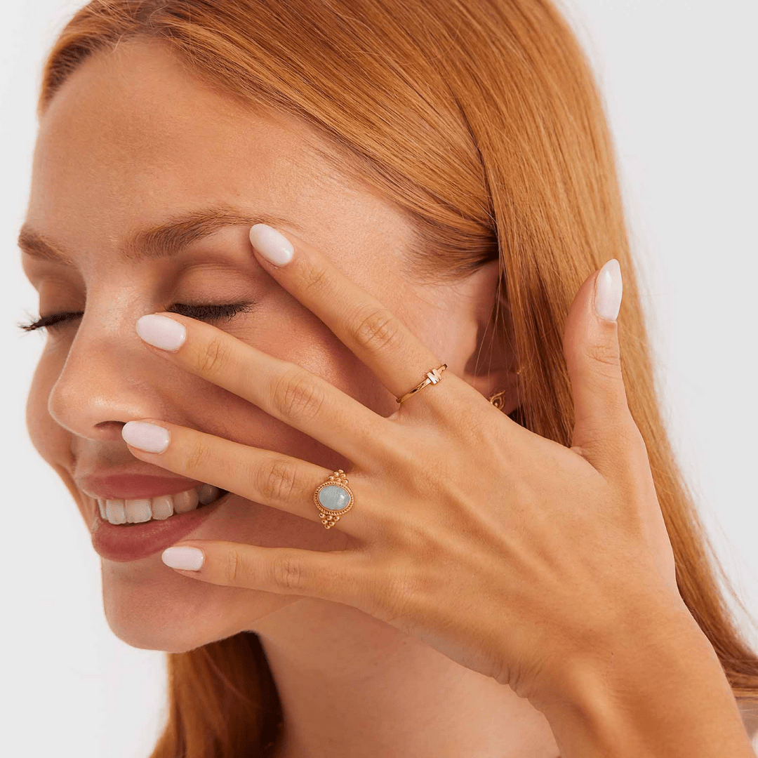 Anillo con inicial - Moroveta