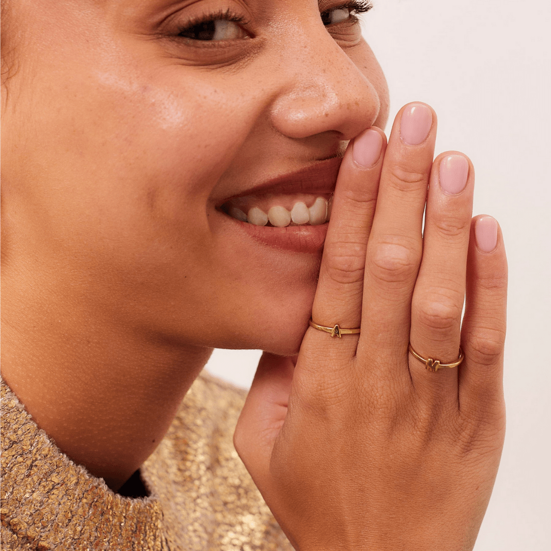 Anillo con inicial - Moroveta