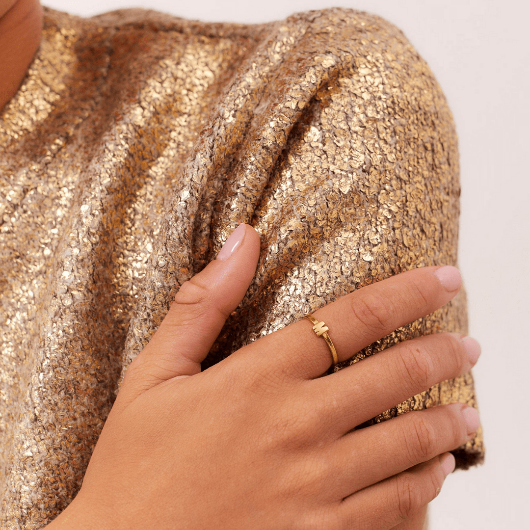Anillo con inicial - Moroveta