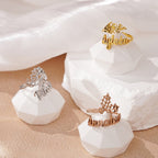Anillo con nombre y flor de nacimiento - Moroveta