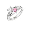 Anillo con nombres y piedras de nacimiento - Moroveta