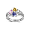 Anillo con nombres y piedras de nacimiento - Moroveta