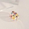 Anillo con piedras natales de los hijos - Moroveta
