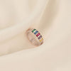 Anillo con piedras natales de los hijos - Moroveta