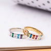 Anillo con piedras natales de los hijos - Moroveta