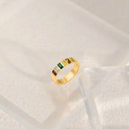 Anillo con piedras natales de los hijos - Moroveta
