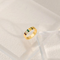 Anillo con piedras natales de los hijos - Moroveta