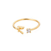 Anillo de inicial ajustable - Moroveta