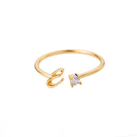 Anillo de inicial ajustable - Moroveta
