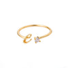 Anillo de inicial ajustable - Moroveta