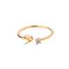 Anillo de inicial ajustable - Moroveta
