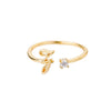 Anillo de inicial ajustable - Moroveta