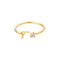 Anillo de inicial ajustable - Moroveta