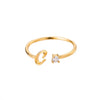 Anillo de inicial ajustable - Moroveta