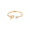 Anillo de inicial ajustable - Moroveta