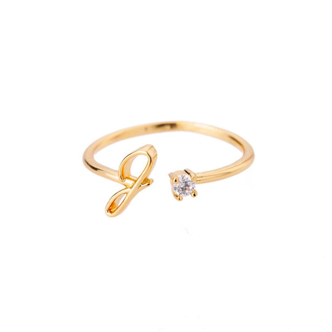 Anillo de inicial ajustable - Moroveta