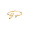 Anillo de inicial ajustable - Moroveta