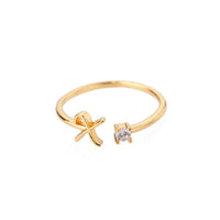 Anillo de inicial ajustable - Moroveta