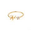 Anillo de inicial ajustable - Moroveta