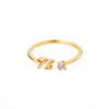 Anillo de inicial ajustable - Moroveta