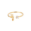 Anillo de inicial ajustable - Moroveta