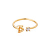 Anillo de inicial ajustable - Moroveta