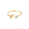 Anillo de inicial ajustable - Moroveta
