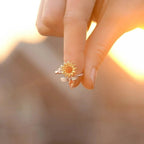 Anillo giratorio Girasol antiestrés - Moroveta