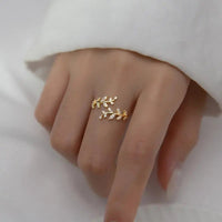 Anillo Hojas - Moroveta