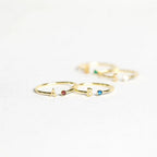 Anillo Inicial con Piedra de Nacimiento - (Oferta 2x1) - Moroveta