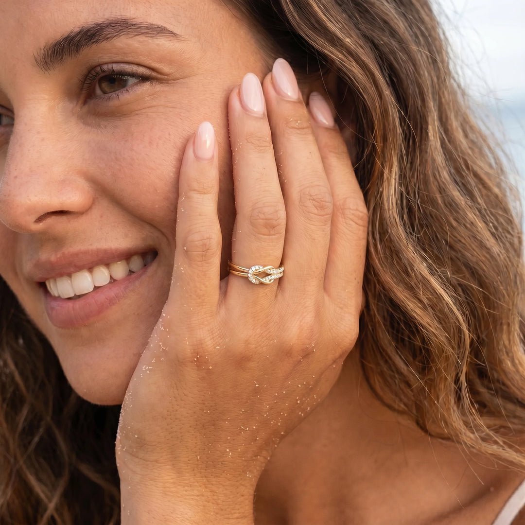Anillo nudo entrelazado - Moroveta