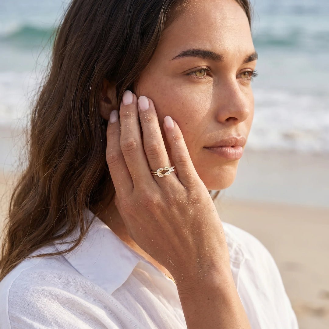 Anillo nudo entrelazado - Moroveta