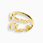 Anillo personalizado con dos nombres - Moroveta