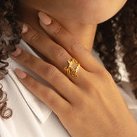 Anillo personalizado con dos nombres - Moroveta