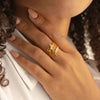 Anillo personalizado con dos nombres - Moroveta