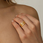 Anillo personalizado con dos nombres - Moroveta
