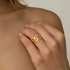 Anillo personalizado con dos nombres - Moroveta