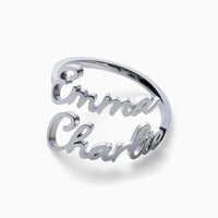 Anillo personalizado con dos nombres - Moroveta