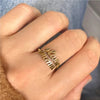Anillo personalizado con dos nombres - Moroveta
